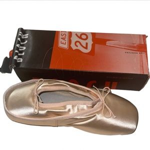 Bloch Sonata Pointe Shoes #S0130L Size 6.5 B Pink Dance Ballet Shoes Box